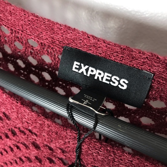 Open Knit Sweater Express NWT S - Picture 5 of 8